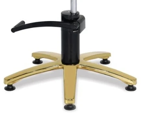 GL Damenstuhl-Sternfuß mit Hydraulik, gold, ohne Flansch