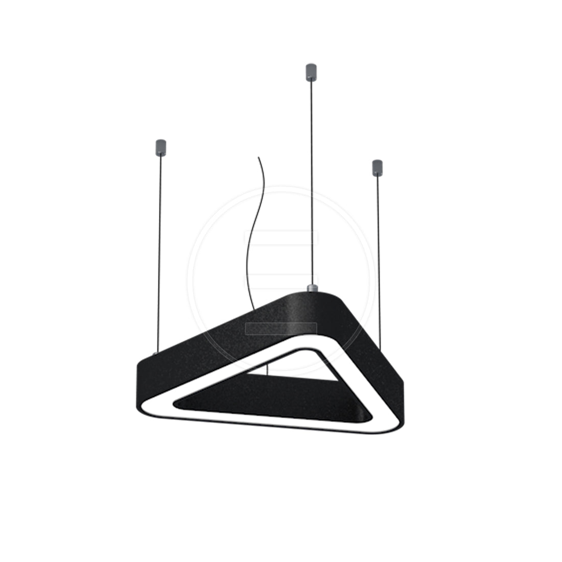 Alp-2604 Radius LED-Deckenleuchte dreieckig 60 x 60 cm von Alpeda