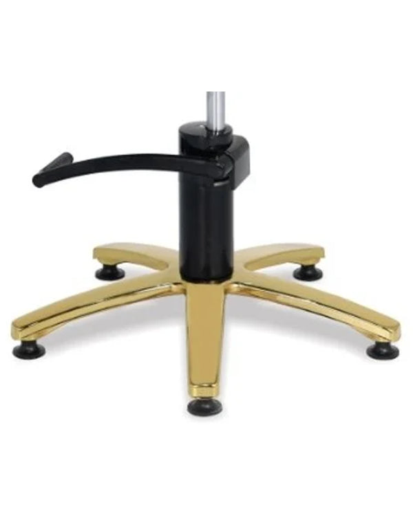 GL Damenstuhl-Sternfuß mit Hydraulik, gold, ohne Flansch