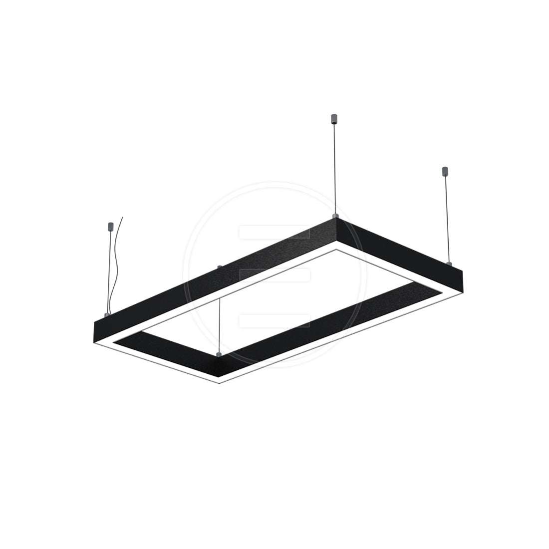 Alp-2319 LED-Deckenleuchte rechteckig 80 x 160 cm von Alpeda